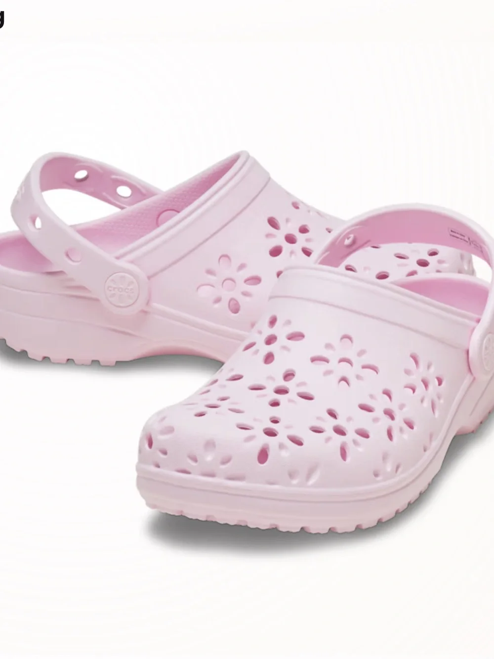 CROCS Kids Classic Clog Floral Cut Out